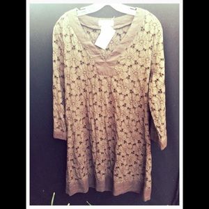 NEW Brown swimsuit cover up/dress